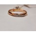 Золотое кольцо с бриллиантами 2.60г
